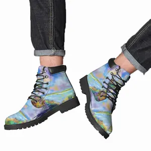 Men Earth Of Colors Series A Mid Top Boots