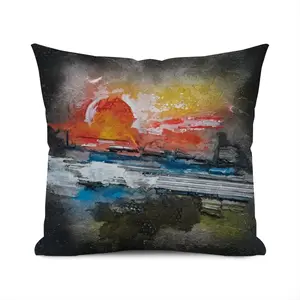 Sunset Polyester Pillow (Square, Multi-Size)