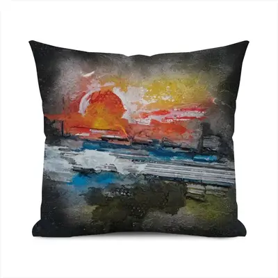 Sunset Polyester Pillow (Square, Multi-Size)