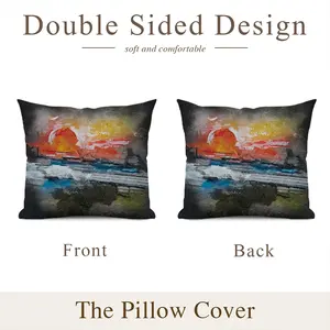 Sunset Polyester Pillow (Square, Multi-Size)