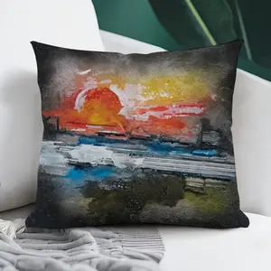 Sunset Polyester Pillow (Square, Multi-Size)