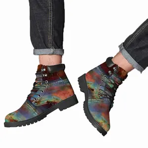 Men Beaches Of Light And Dark Mid Top Boots