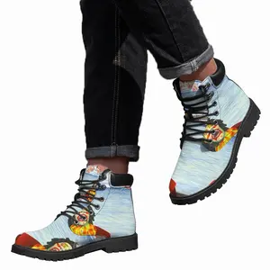 Men Fear Of Clowns Mid Top Boots