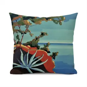 On The French Riviera Near Frejus Polyester Pillow (Square, Multi-Size)