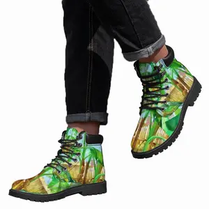 Men Backyard Banana Trees Mid Top Boots