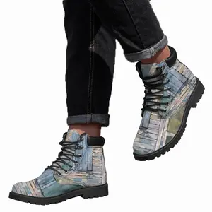 Men Grey Shack Mid Top Boots