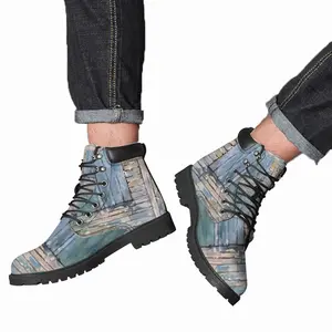 Men Grey Shack Mid Top Boots