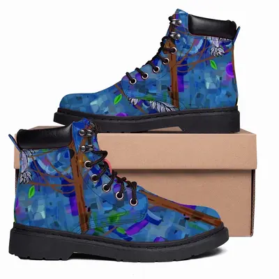 Men Tree Of Life Mid Top Boots