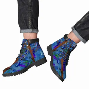 Men Tree Of Life Mid Top Boots