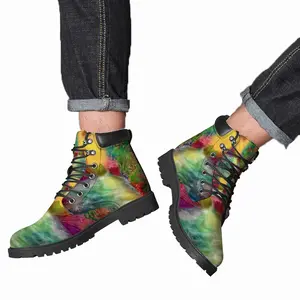 Men Earth Of Colors Series Mid Top Boots