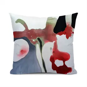 Hibiscus Polyester Pillow (Square, Multi-Size)