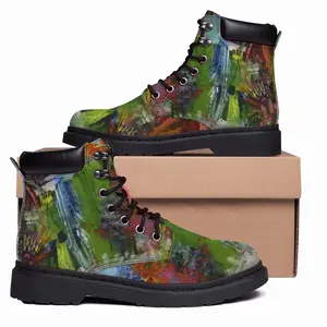 Men Jungle In Blue Mid Top Boots