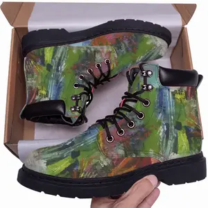 Men Jungle In Blue Mid Top Boots