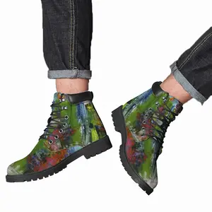 Men Jungle In Blue Mid Top Boots