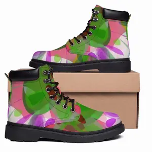 Men Abstractionation Mid Top Boots