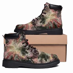 Men Cosmic Flower Mid Top Boots