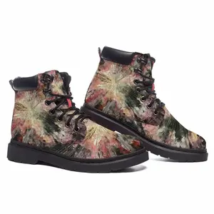 Men Cosmic Flower Mid Top Boots