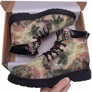 Men Cosmic Flower Mid Top Boots