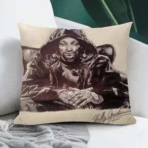 Snoop Dogg Polyester Pillow (Square, Multi-Size)