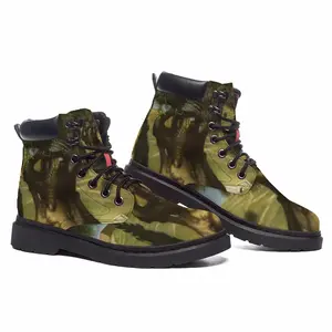 Men Old Olive Mid Top Boots