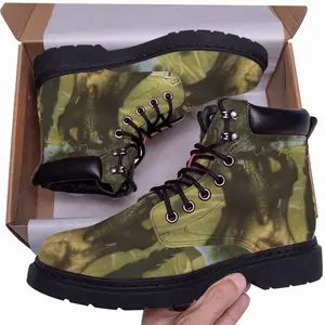 Men Old Olive Mid Top Boots