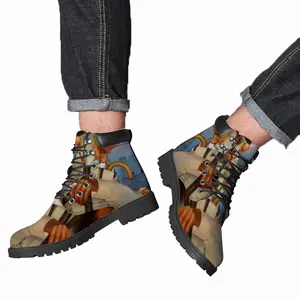 Men Elegy About Jerusalem Mid Top Boots