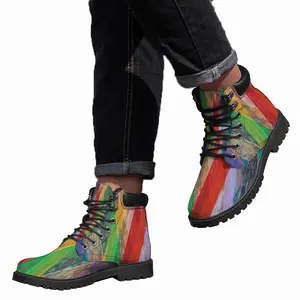 Men Deviation Imposed 2015 Mid Top Boots