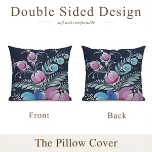 Night Pleasure Polyester Pillow (Square, Multi-Size)