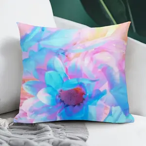 Flower Kiss 02 Polyester Pillow (Square, Multi-Size)