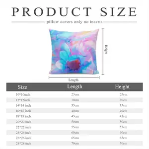 Flower Kiss 02 Polyester Pillow (Square, Multi-Size)