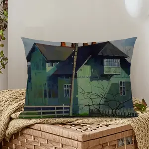 The Old House In Vorokhta Polyester Pillow (Rectangle, Multi-Size)