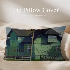 The Old House In Vorokhta Polyester Pillow (Rectangle, Multi-Size)