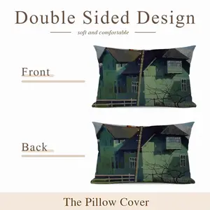 The Old House In Vorokhta Polyester Pillow (Rectangle, Multi-Size)