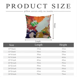 Vitally Polyester Pillow (Square, Multi-Size)