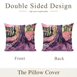 Anguish Polyester Pillow (Square, Multi-Size)