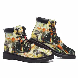 Men Mysterious Wave Mid Top Boots