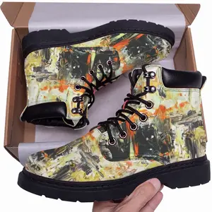 Men Mysterious Wave Mid Top Boots