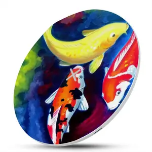 Koi Fish In The Pond Wireless Charger