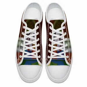 Men Her Wait Was Over Retro Canvas Shoes