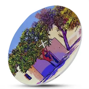 Santorini Trees In Oia Wireless Charger