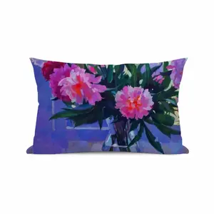 Peonies Polyester Pillow (Rectangle, Multi-Size)