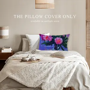 Peonies Polyester Pillow (Rectangle, Multi-Size)