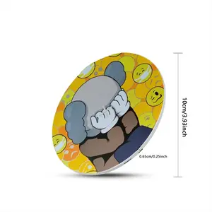 Dont Worry - Kaws Kaws Blackout Poster Emoji Allrightsreserved Wireless Charger