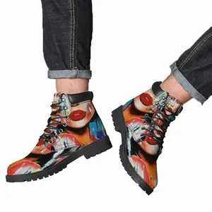 Men Summer Rain Mid Top Boots