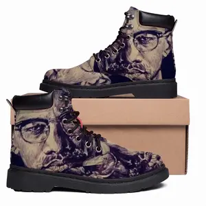 Men Malcolm X Portrait Mid Top Boots