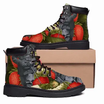 Men Major Strawberry Mid Top Boots