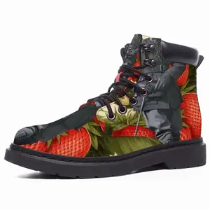 Men Major Strawberry Mid Top Boots