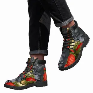 Men Major Strawberry Mid Top Boots