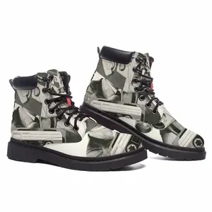 Men The Future Is Analog Mid Top Boots