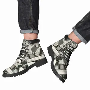 Men The Future Is Analog Mid Top Boots